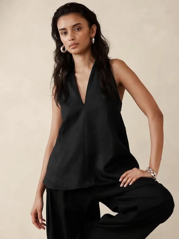 Pauline Linen Top sold by Banana Republic