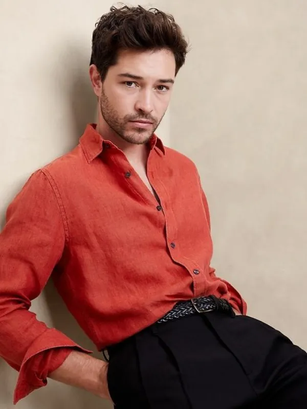 Standard Castello Linen Shirt sold by Banana Republic