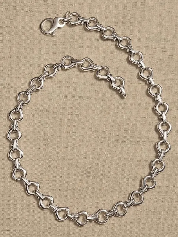 Ravena Teardrop Link Chain | Aureus + Argent sold by Banana Republic