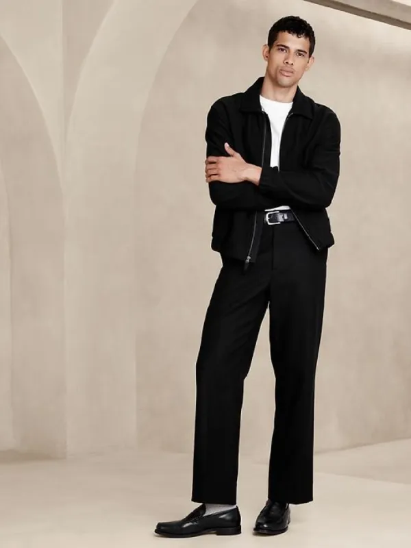 Tana Terry Zip Jacket sold by Banana Republic