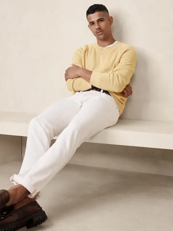 Giorgio Linen-Cotton Sweater sold by Banana Republic