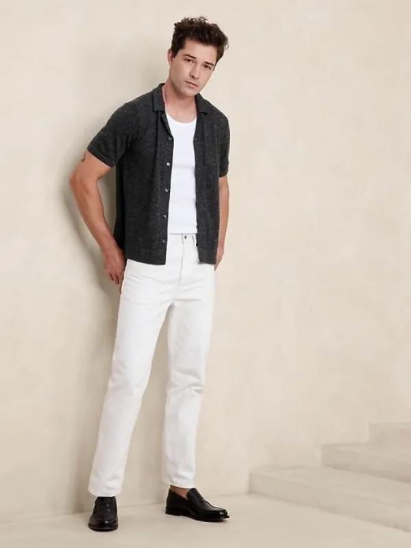 Oceano Merino-Linen Resort Shirt sold by Banana Republic