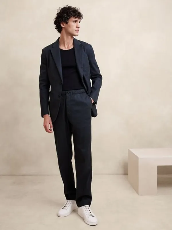Linen-Cotton Traveler Pull-On Pant sold by Banana Republic