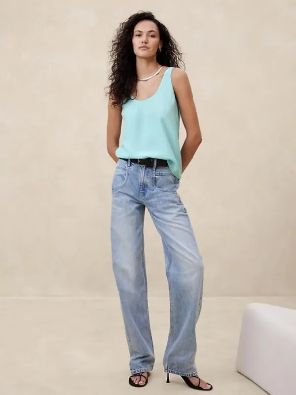 Sublime Silk Tank sold by Banana Republic