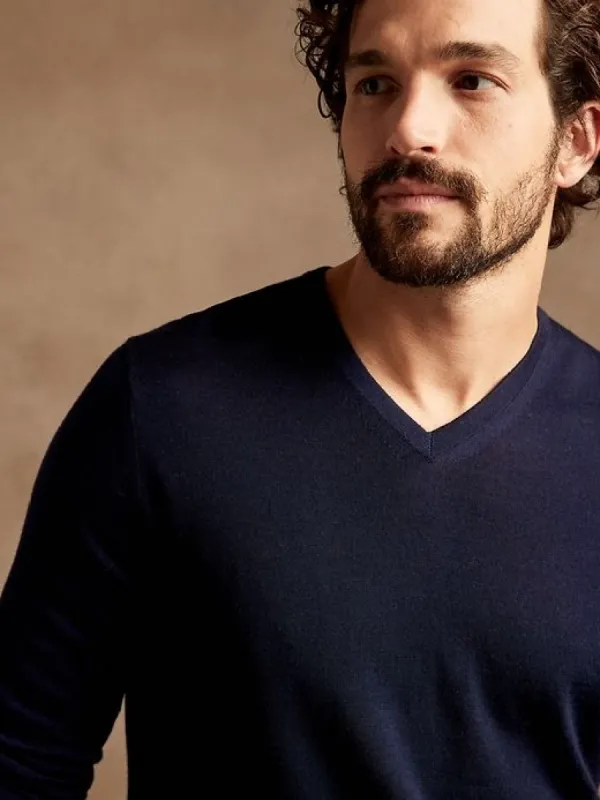 Merino V-Neck Sweater sold by Banana Republic