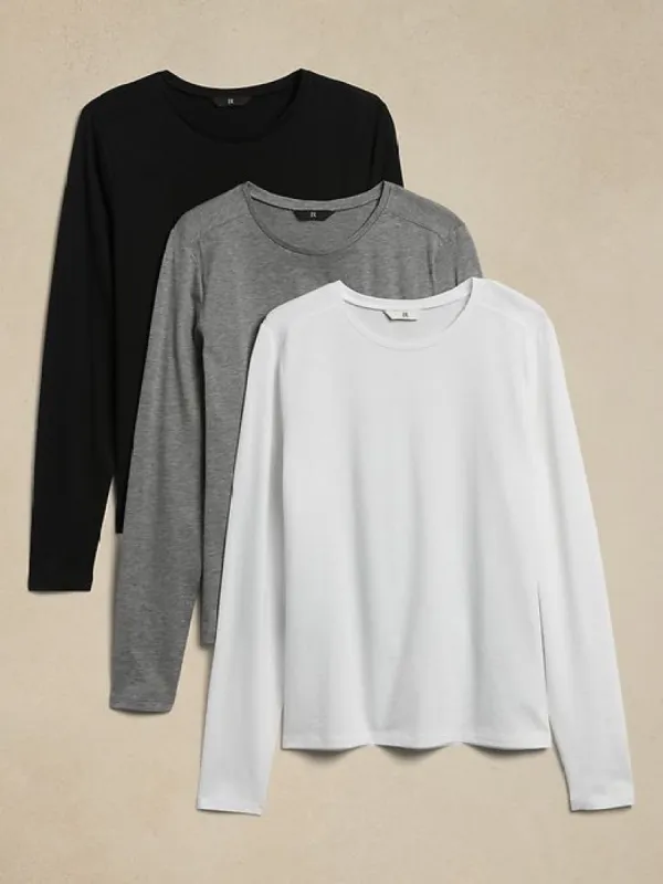 SUPIMA® T-Shirt 3-Pack Set sold by Banana Republic