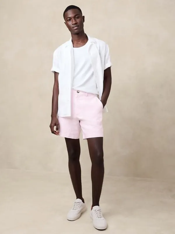 Lino 7" Linen Short sold by Banana Republic