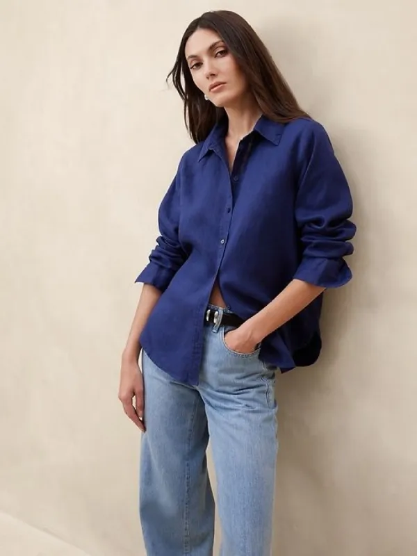 The Perfect Linen Shirt sold by Banana Republic