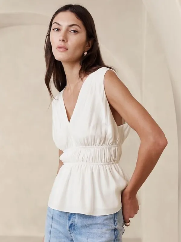 Cascade Silk Top sold by Banana Republic