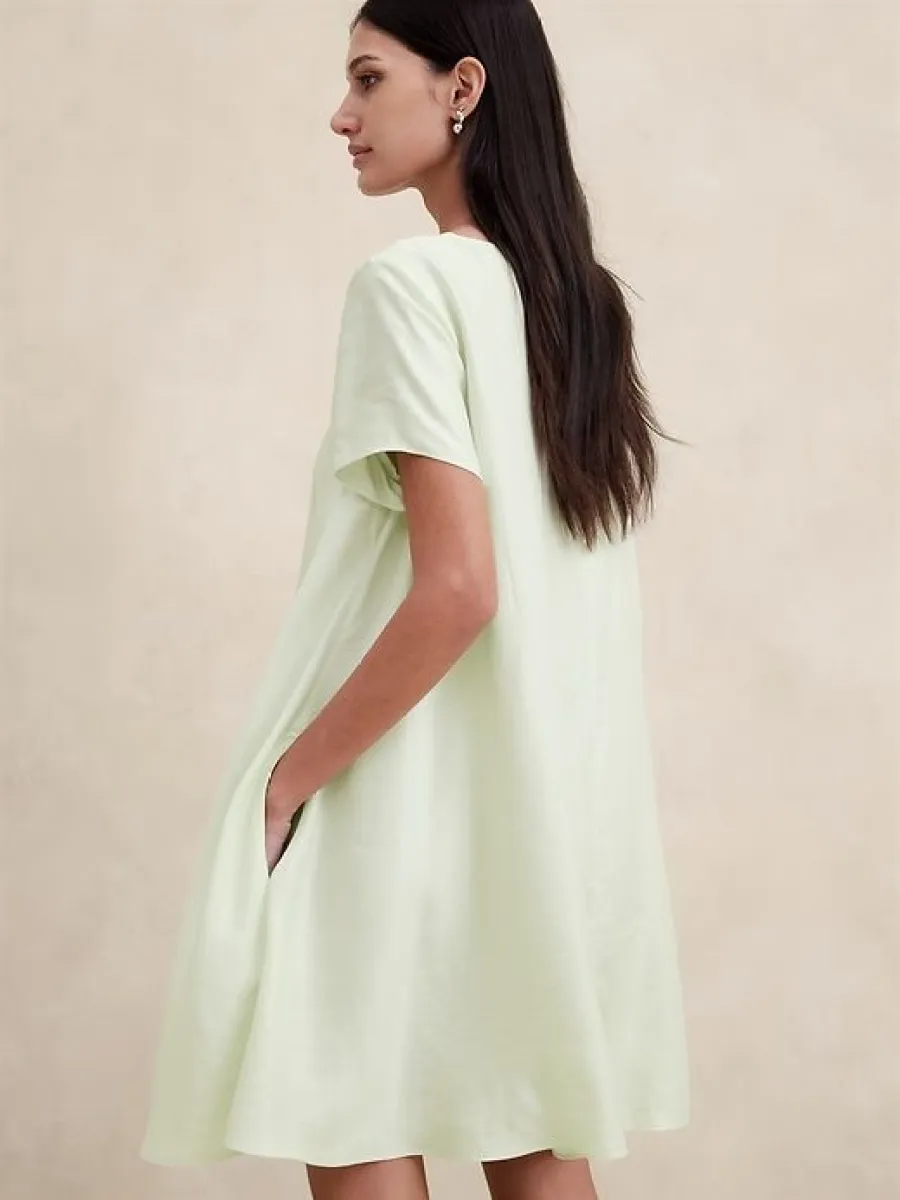 Aurelia Linen-Blend Mini Dress | Parallel Aurelia Linen-Blend Mini Dress | Parallel