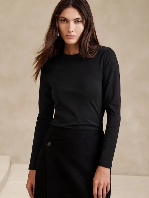 Refined Crew-Neck T-Shirt sold by Banana Republic