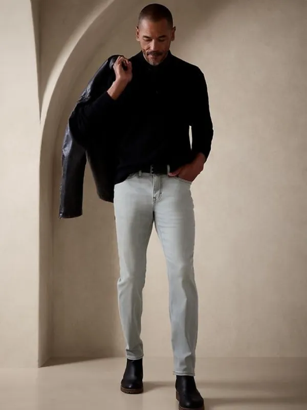 Slim Luxe Traveler Jean sold by Banana Republic