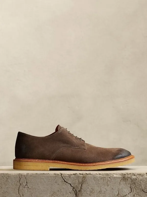 Jarret Suede Oxford with Crepe Sole sold by Banana Republic