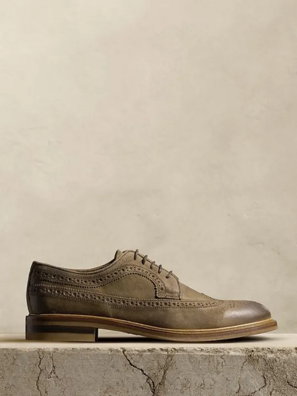 Vincent Suede Brogue sold by Banana Republic