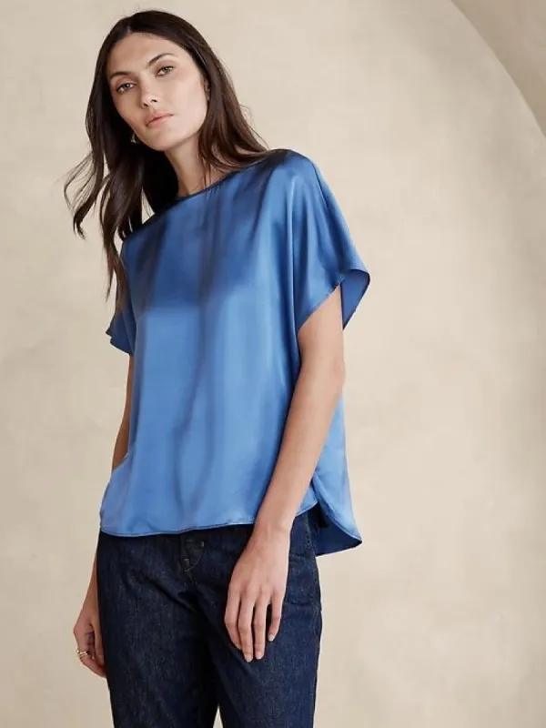 Bliss Silk Dolman Top sold by Banana Republic