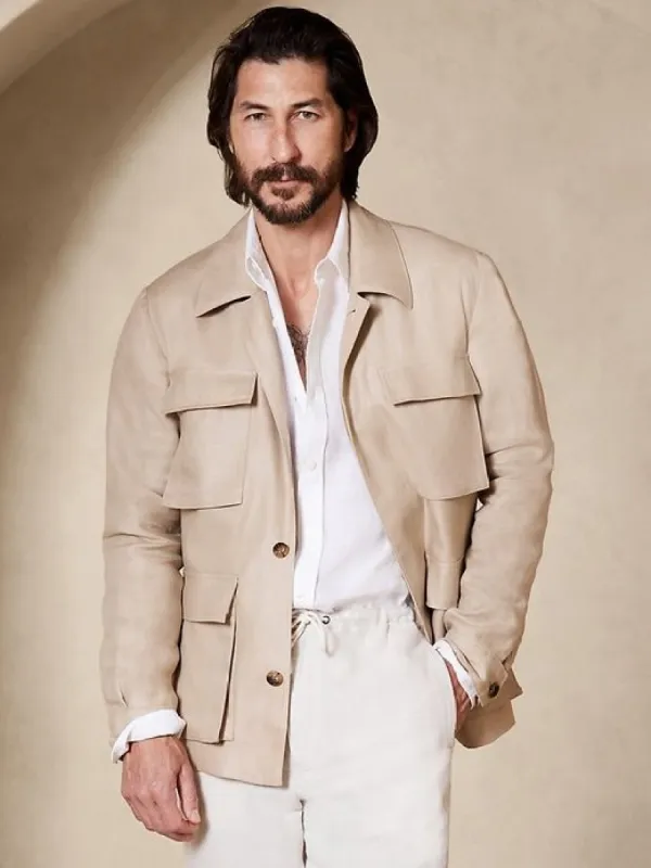 Bastian Linen Jacket sold by Banana Republic