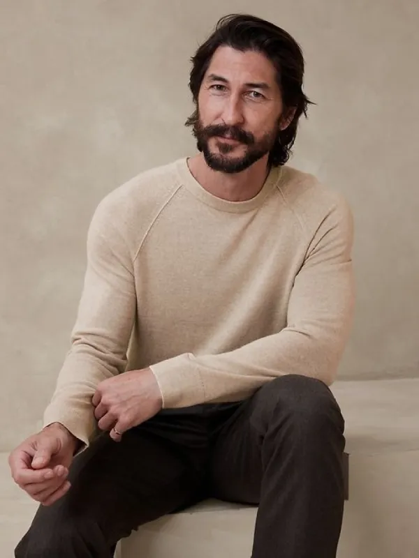 Franco Italian Merino Crew-Neck Sweater sold by Banana Republic