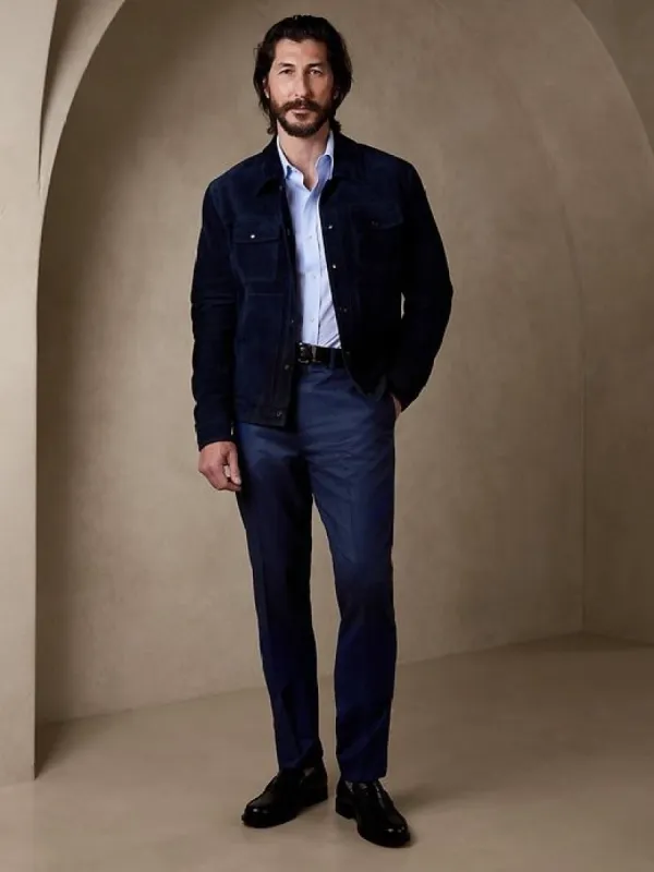 Slim Perfect Flannel Dress Pant sold by Banana Republic