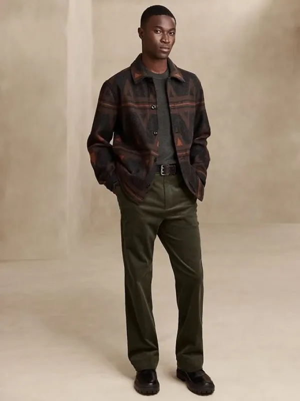 Corduroy Straight Officer Pant sold by Banana Republic