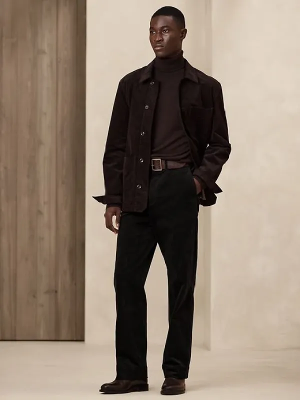 Corduroy Straight Officer Pant sold by Banana Republic