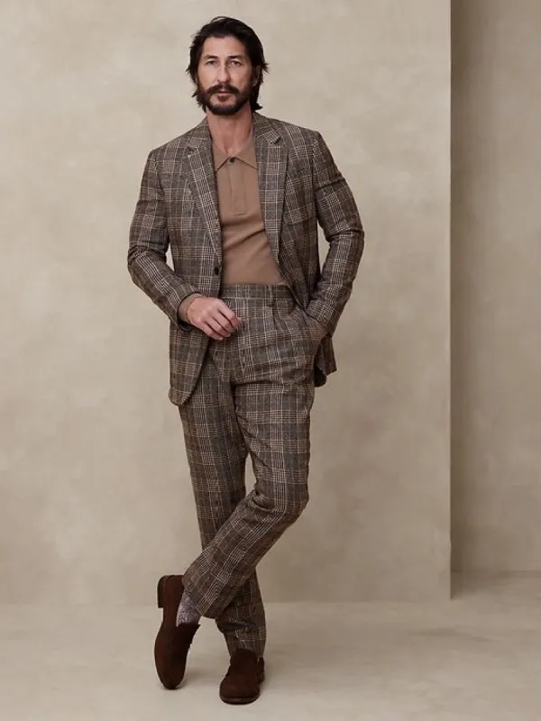 Caleta Italian Tweed Suit Pant sold by Banana Republic