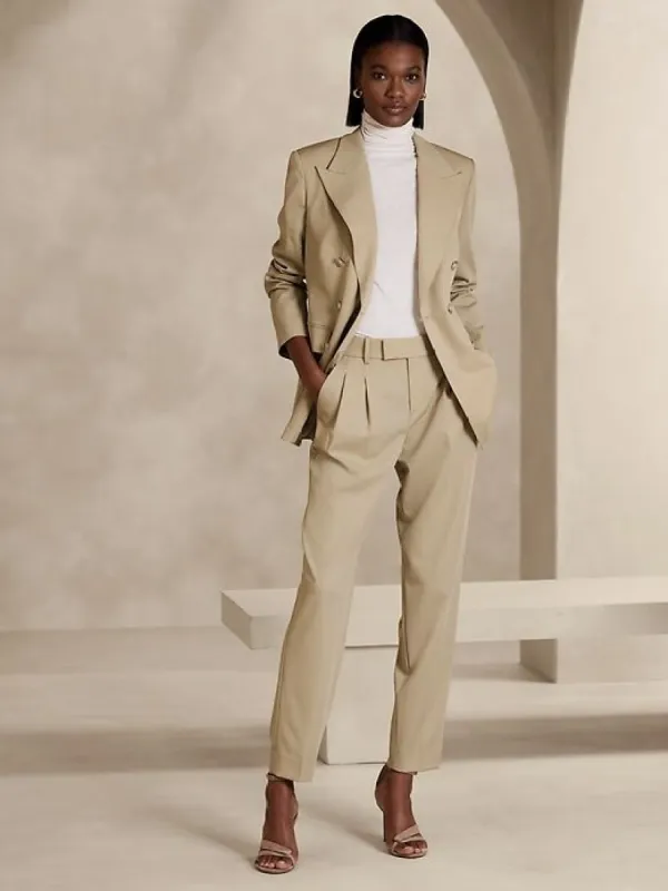 Vasto Pleated Italian Wool Pant sold by Banana Republic