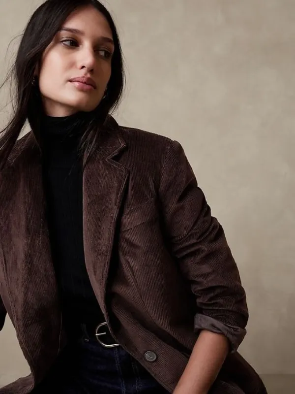 Ama Italian Corduroy Blazer sold by Banana Republic