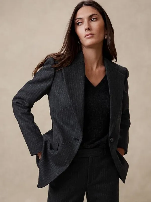 Arama Italian Flannel Blazer sold by Banana Republic