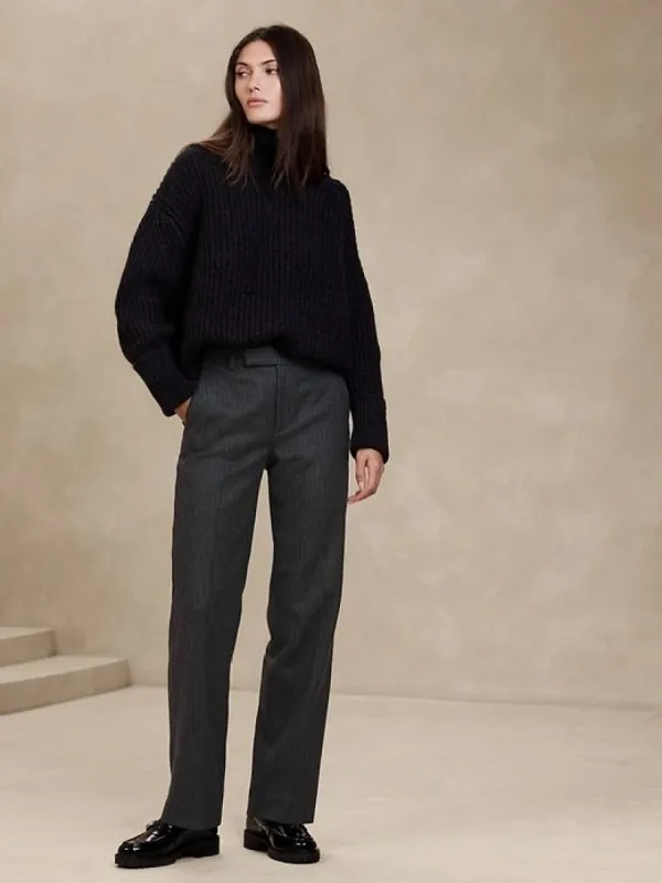 Arama Italian Flannel Straight Pant sold by Banana Republic