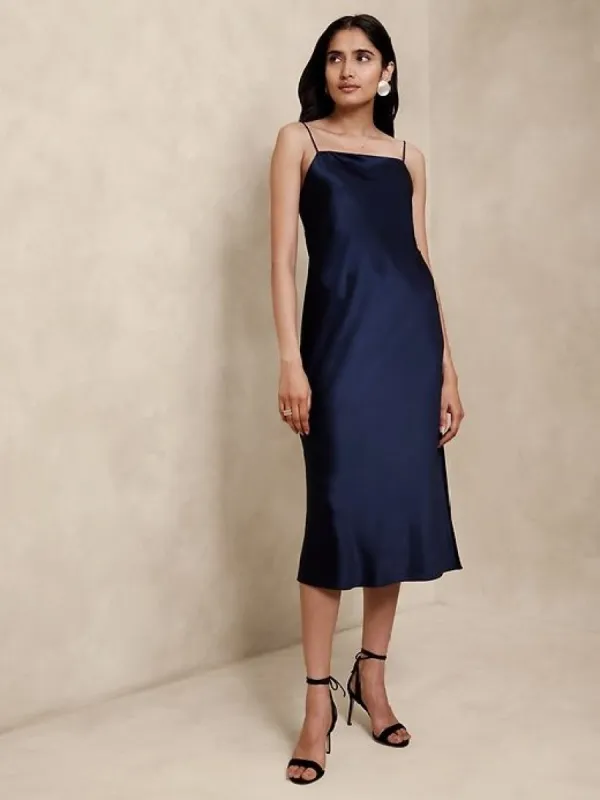 Edina Silk Midi Dress sold by Banana Republic