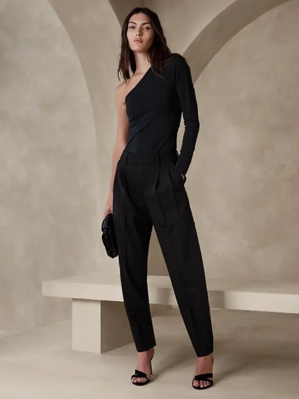 Cotton-Modal One-Sleeve Top sold by Banana Republic