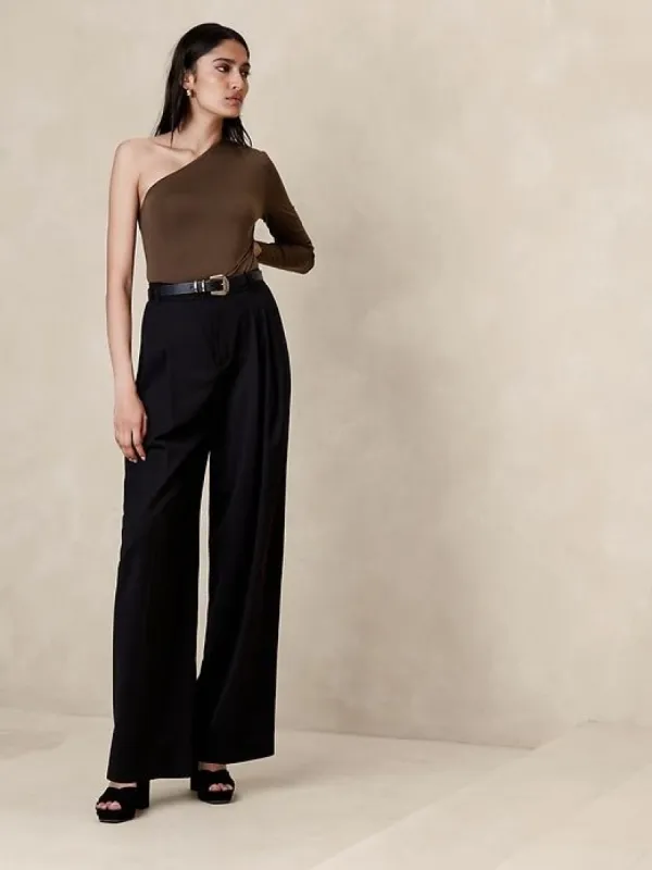 Cotton-Modal One-Sleeve Top sold by Banana Republic