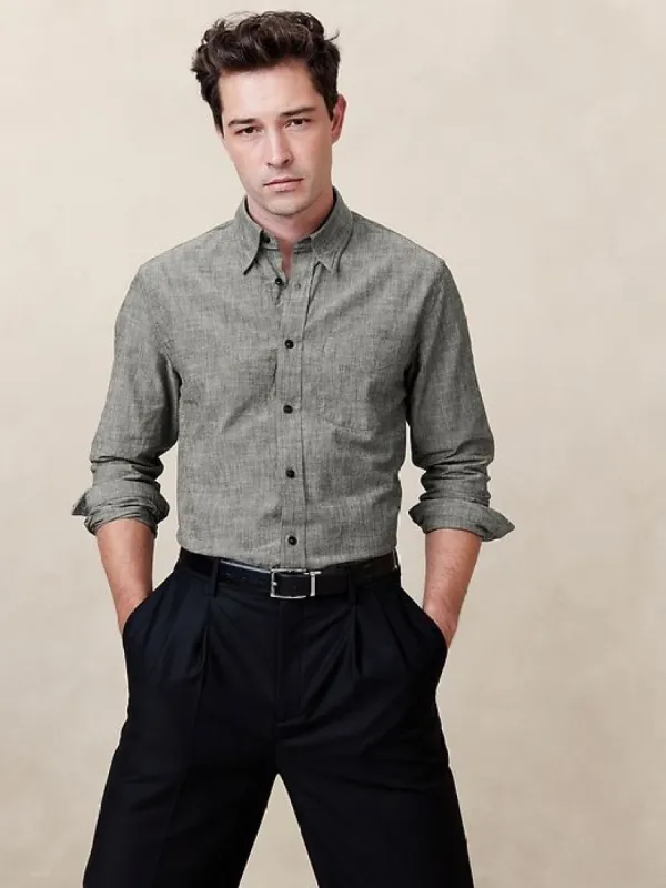 Albie Chambray Shirt sold by Banana Republic