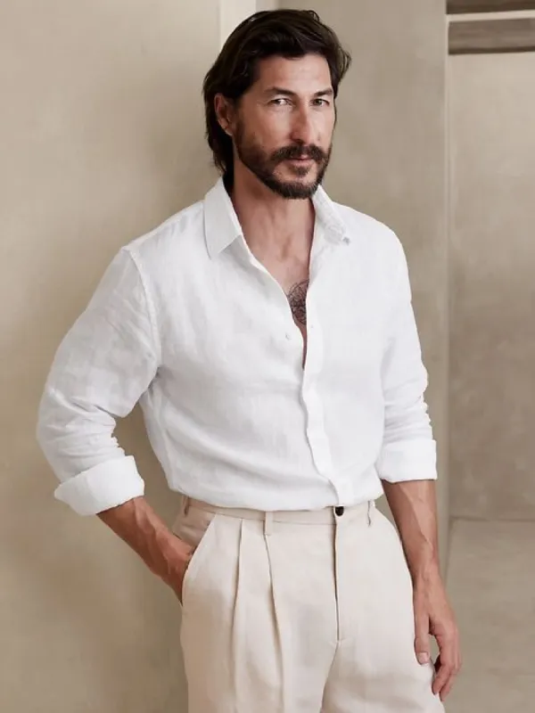 Castello Linen Shirt sold by Banana Republic