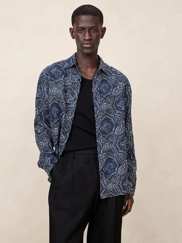 Castello Linen Shirt sold by Banana Republic