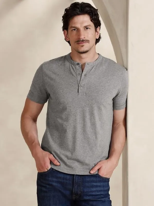 Soft Wash Henley T-Shirt sold by Banana Republic