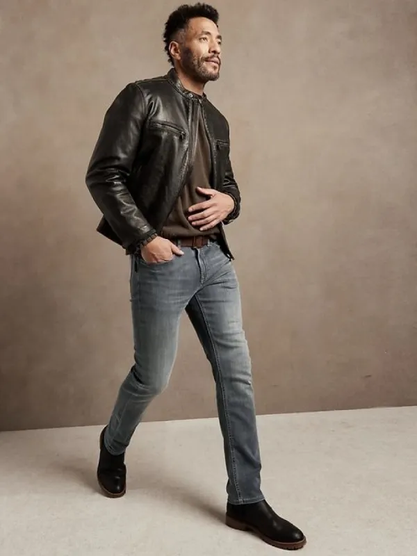 Straight LUXE Traveler Jean sold by Banana Republic