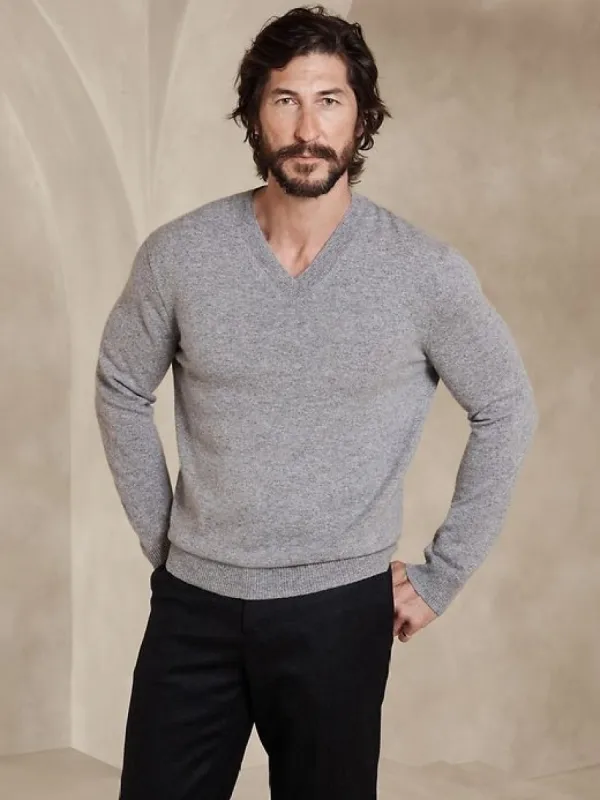 Alta Cashmere V-Neck Sweater sold by Banana Republic