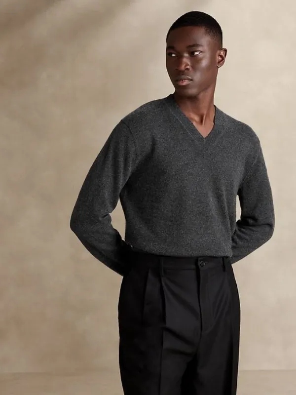Alta Cashmere V-Neck Sweater sold by Banana Republic