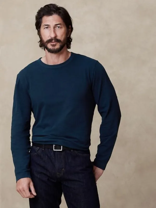 Soft Wash Long-Sleeve T-Shirt sold by Banana Republic