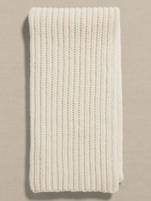 Jaime Wool-Cashmere Scarf sold by Banana Republic
