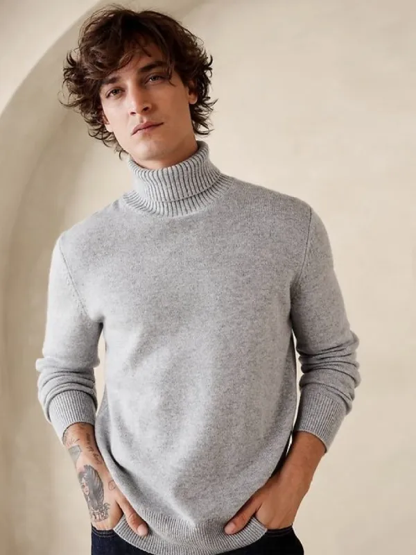 Jaime Merino-Cashmere Turtleneck Sweater sold by Banana Republic