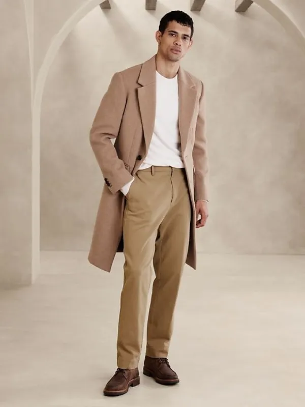 Straight Brushed Traveler Chino sold by Banana Republic