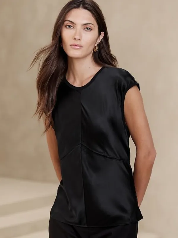Claudette Silk Top sold by Banana Republic