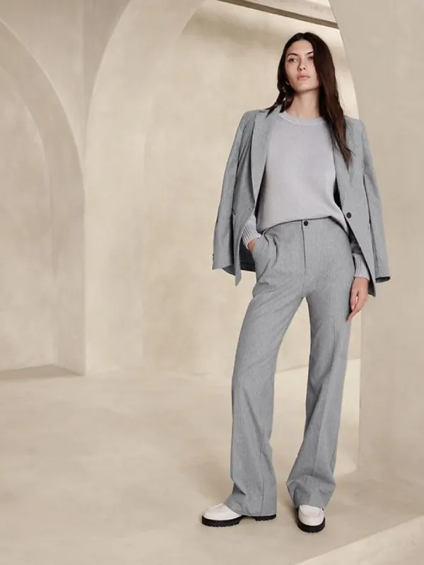 Georgina Italian Pinstripe Pant sold by Banana Republic