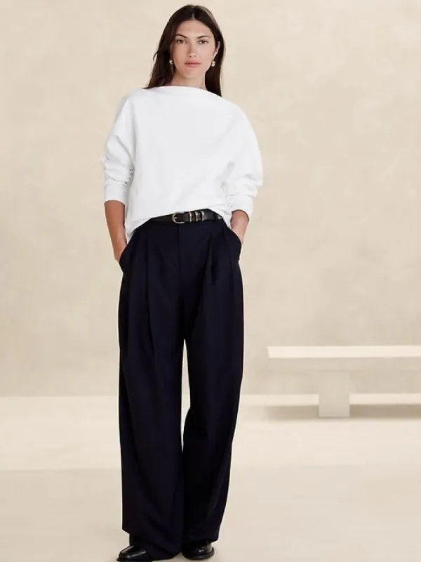 Heavy Cotton Dolman Top sold by Banana Republic
