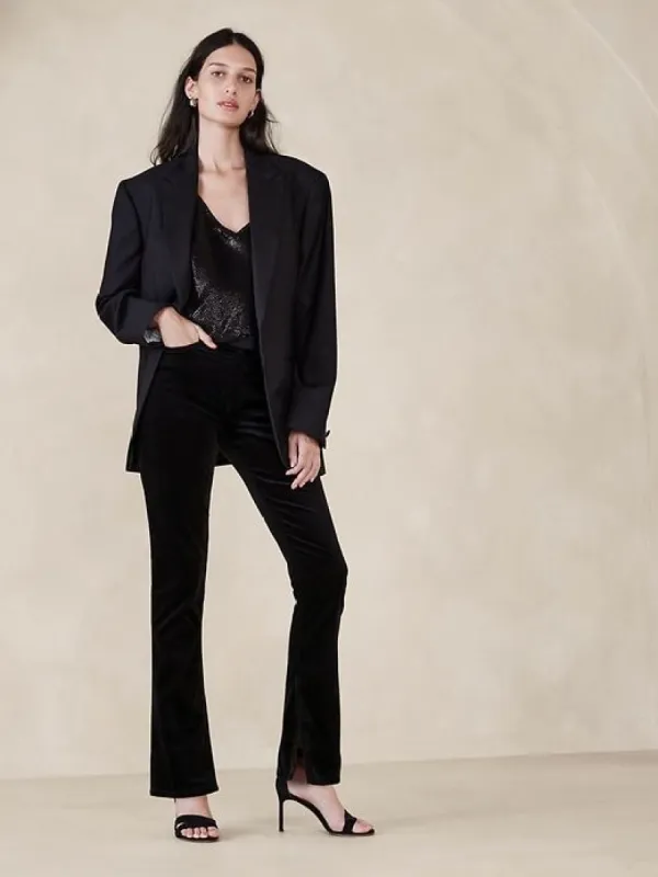 The Slim Velvet Stiletto Jean sold by Banana Republic