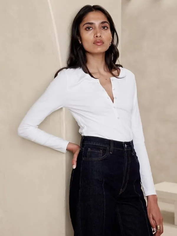 Refined Henley T-Shirt sold by Banana Republic