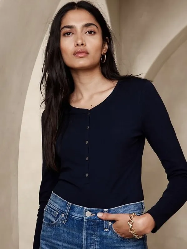 Refined Henley T-Shirt sold by Banana Republic