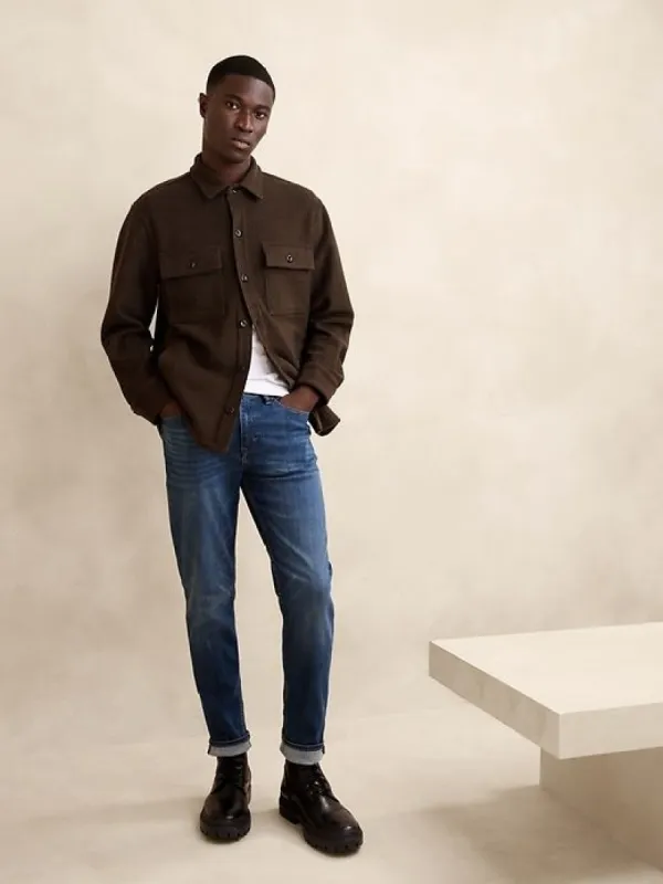 Slim LUXE Traveler Jean sold by Banana Republic